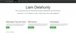 Desktop Screenshot of liamdelahunty.com